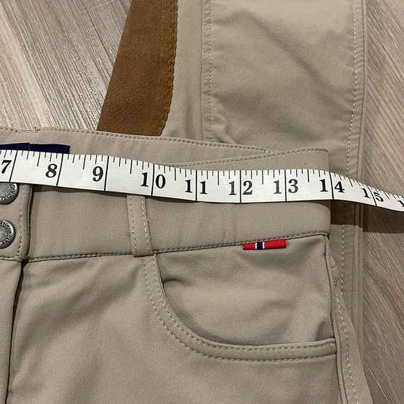 B Vertigo Women's Kimberley Show Knee Patch Breeches - Plaza Taupe Light Brown - Picture 9 of 12